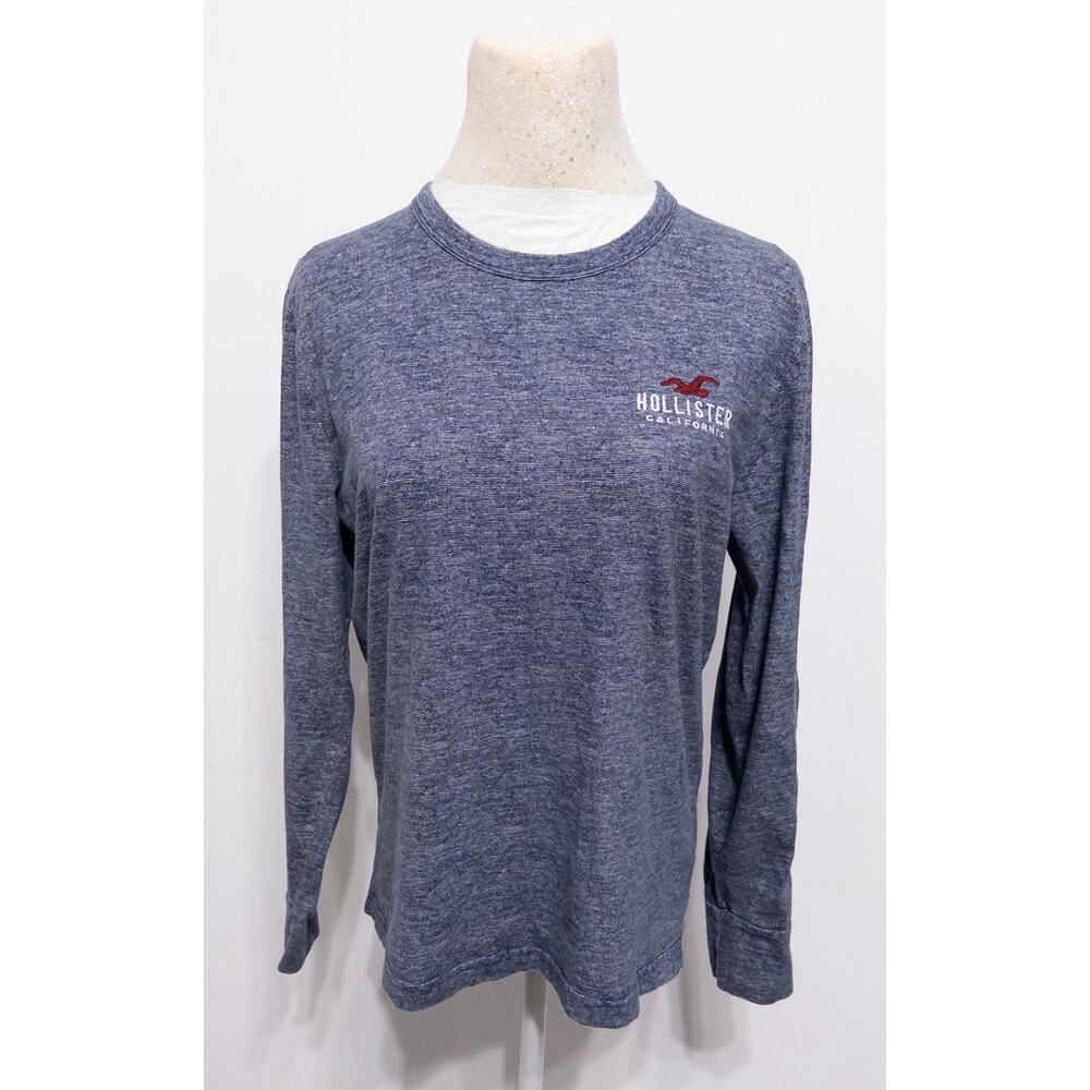 Hollister men's long‑sleeve tee sz S surf california style layers campus‎ casual